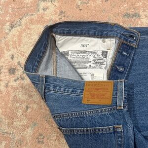 Levi's Classic 501 Indigo Straight Jeans